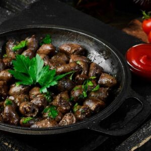 Шашлик з курячих сердець 100 г